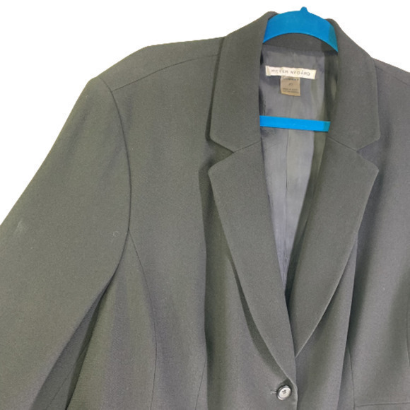 PETER NYGARD Black Blazer Suit Jacket - Picture 3 of 10